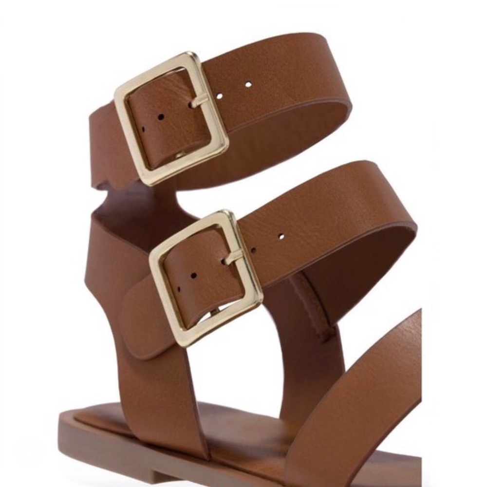 !! NEW !! Strappy Gladiator Sandals in Camel - Picture 2 of 12